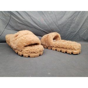 UGG Australia Women's Cozetta Curly Slide Slip-On Chestnut Size 9 NEW IN BOX!